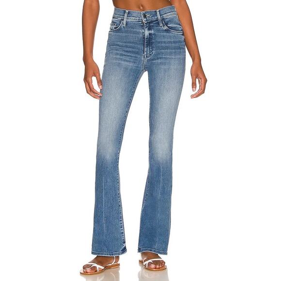 Mother High Waisted Weekender Skimp Flare Jeans We the Animals Women's Size 27 - Picture 1 of 15